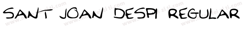 SANT JOAN DESPI REGULAR REG字体转换